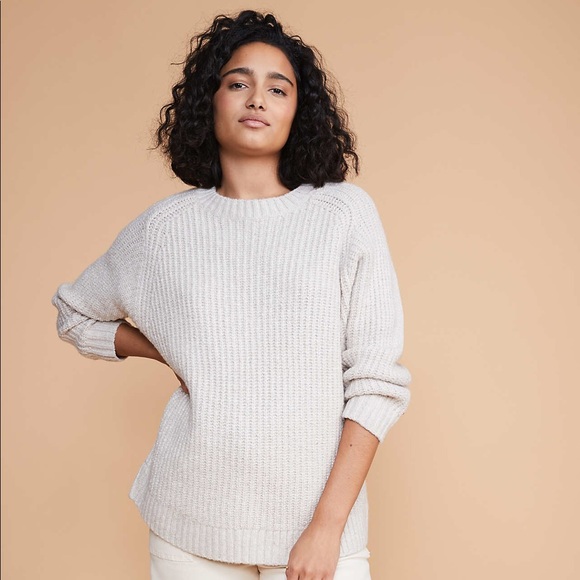 Lou & Grey Sweaters - NWT Lou & Grey Fisherman style Sweater size XS